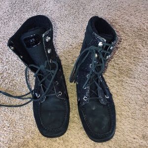 Sperry Black boots